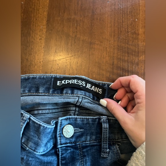 Skinny Low Rise Express Jeans size 6 - Picture 3 of 4